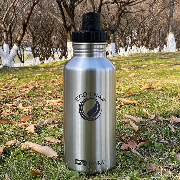 ecotanka megaTANKA 2.0L with Mega PP Lid & Kooler Cover (Dark Blue) – Combo Deal - Master